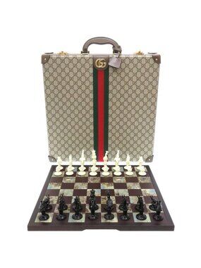 Gucci Chess Board GG Supreme Beige Toy